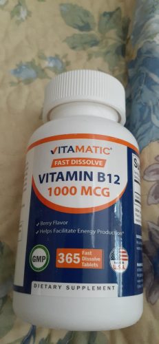 Vitamatic Vitamin B12 1000 mcg Fast Dissolve Tablets photo review